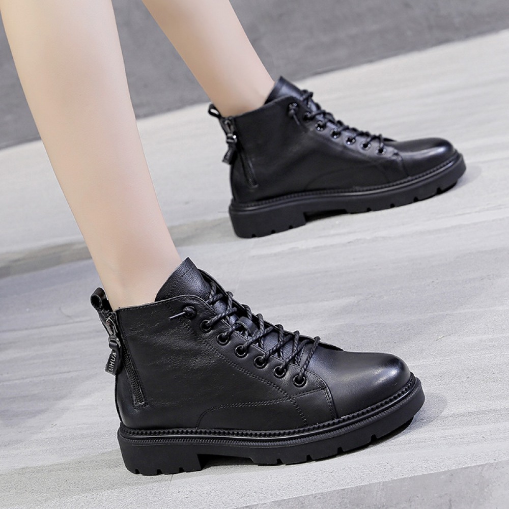 Autumn New Single Short Boots Children Thick-Soled Breathable Thin Martin Boots